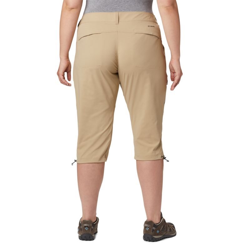 Pantaloni Columbia Saturday Trail II Knee Dama Kaki | Plus Size QO1Q8ZS70